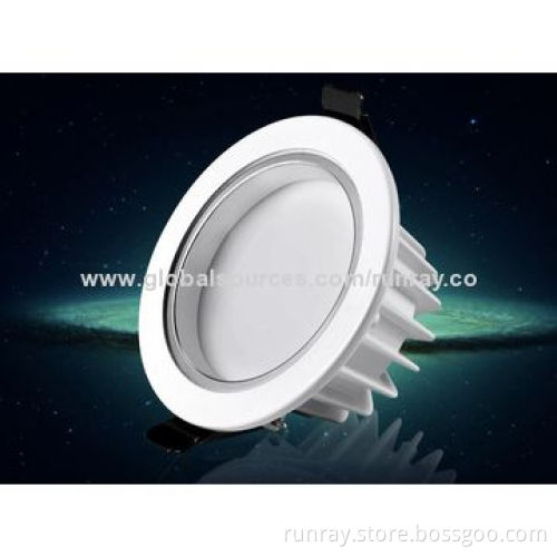 9W LED Downlight, CE, Isolated Driver, AC 85-265Vm Bridgelux/Epistar LED Chip, ISO 9001 Factory